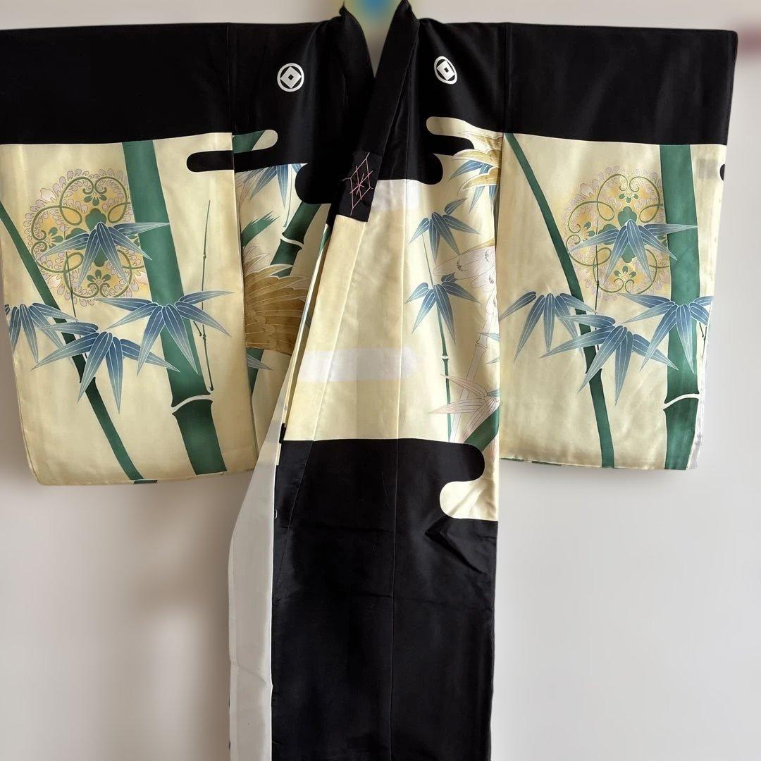 正絹　男児　産着長襦袢　美品