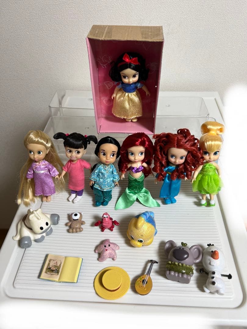 ディズニー、アニメータードール（ミニ）ブー、白雪姫、小物セット