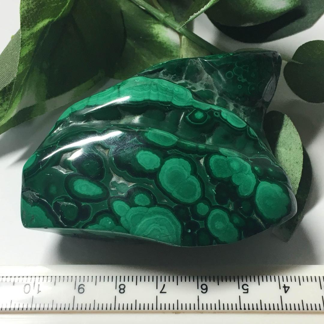 マラカイト原石(Brasil)(227g)インテリアストーン