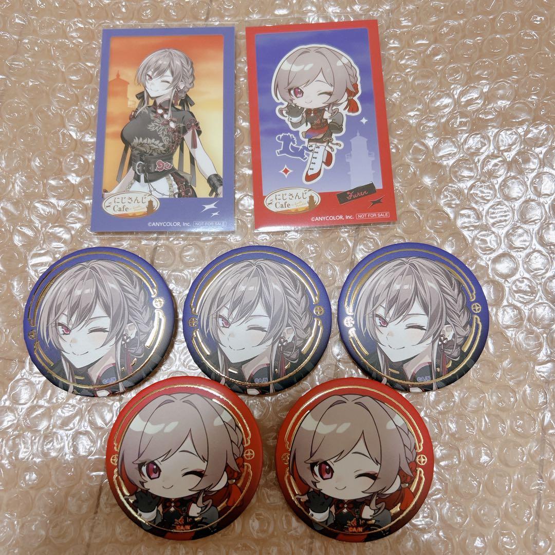 にじさんじ エニグマ スイパラコラボ 缶バッジ フレン・E・ルスタリオ