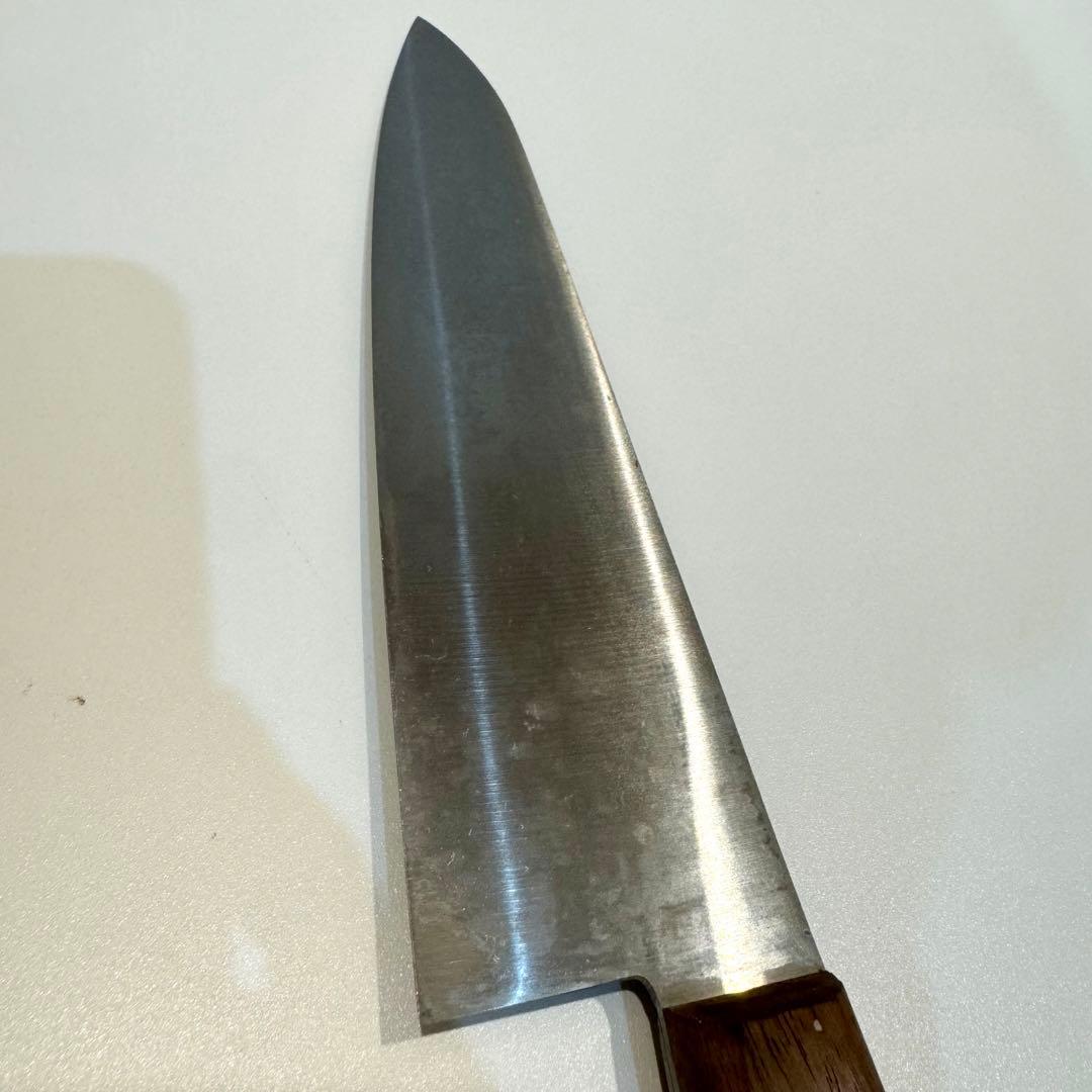 正広 牛刀 210mm 本刃付　日本鋼