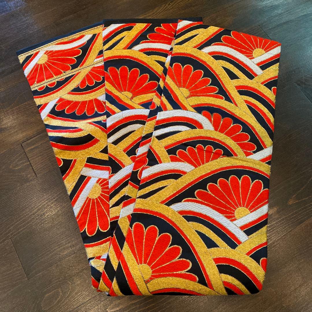 アンティーク 七五三 七歳 大きめ 大正ロマン 着物 帯 小物一式 フルセット