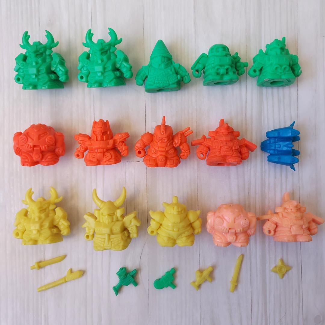 ガン消し まとめ売り 15体セット SDガンダム 創通 SB 当時物 - メルカリ