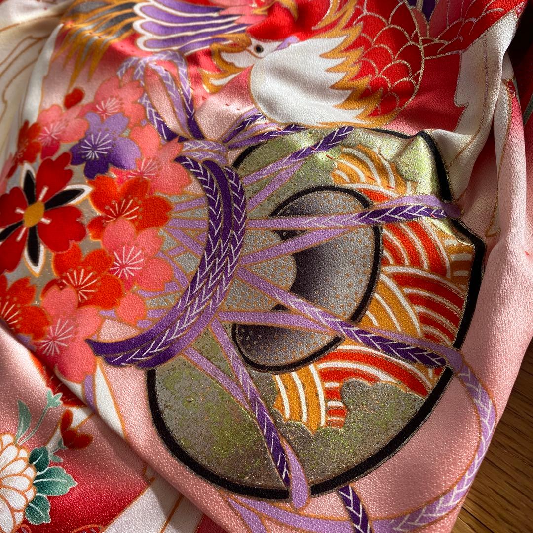 七五三　3歳　正絹　襦袢 着物