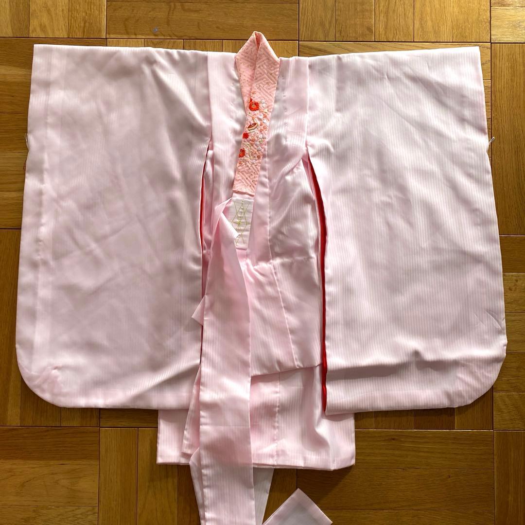 七五三　3歳　正絹　襦袢 着物