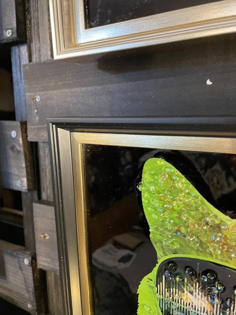 アートフレーム ファンキーキャット/猫 カッツェ 絵画 クリスタルピクチャー