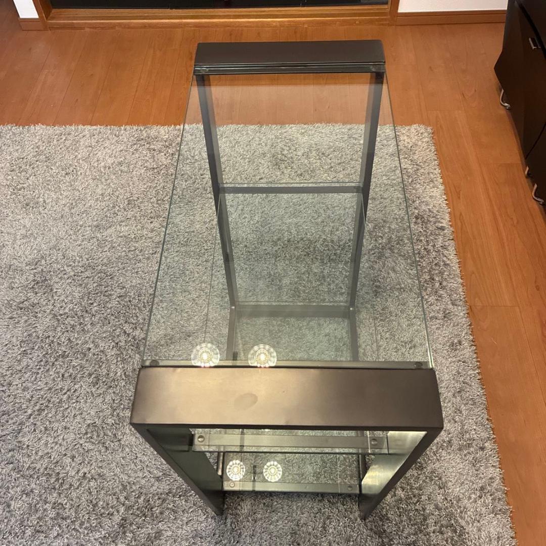 大塚家具 ガラス棚 ディスプレイラック モダンデザイン 飾り棚