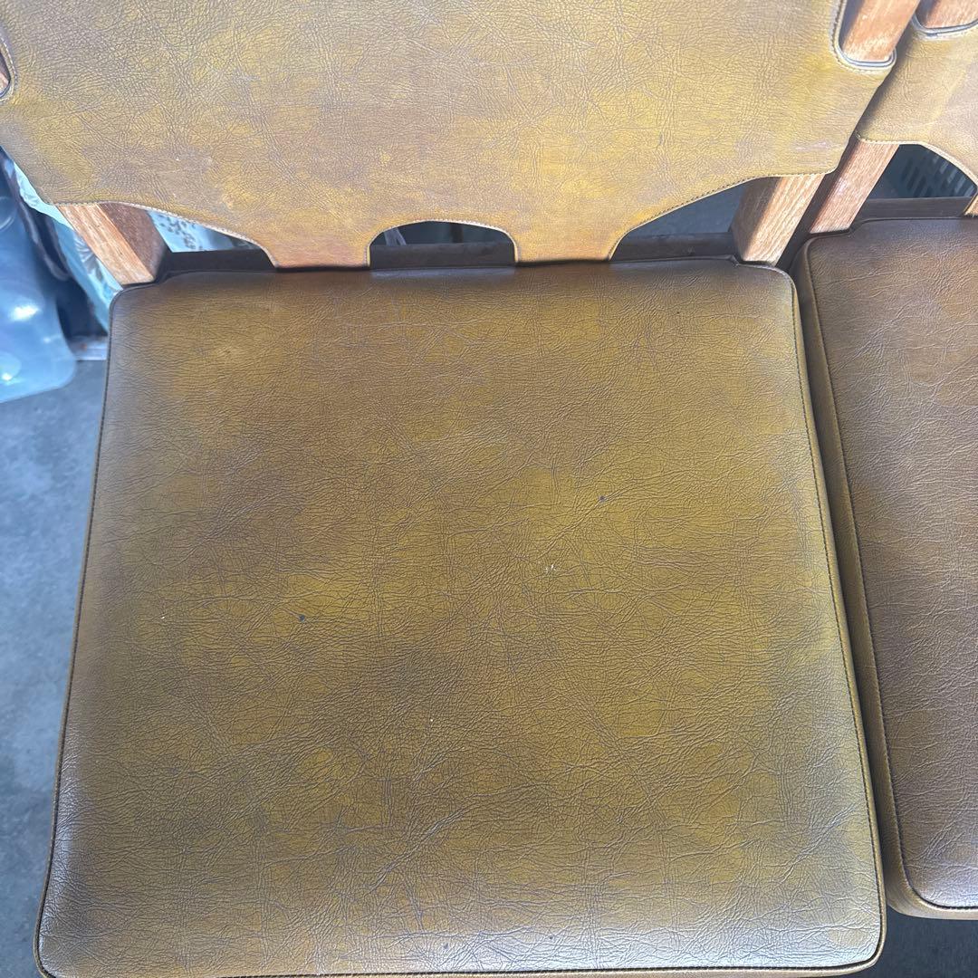 ⚫️椅子 ダイニングチェア 木製 二脚セット ヴィンテージ マルニ木工 希少