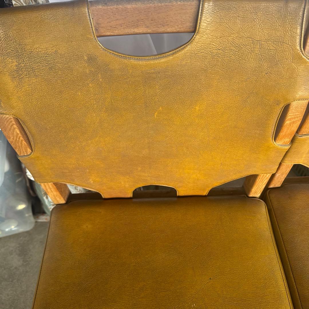 ⚫️椅子 ダイニングチェア 木製 二脚セット ヴィンテージ マルニ木工 希少