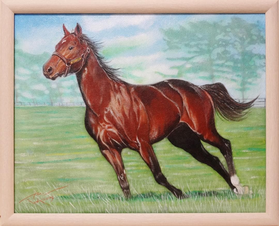 上鈴木正一 上鈴木正一 油彩画 10号大『To the future』