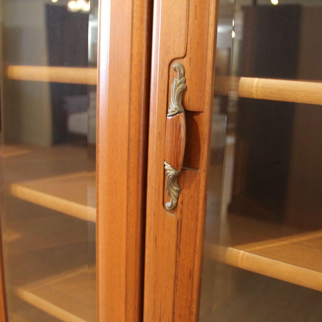 国産木製キャビネット チーク材 展示未使用品