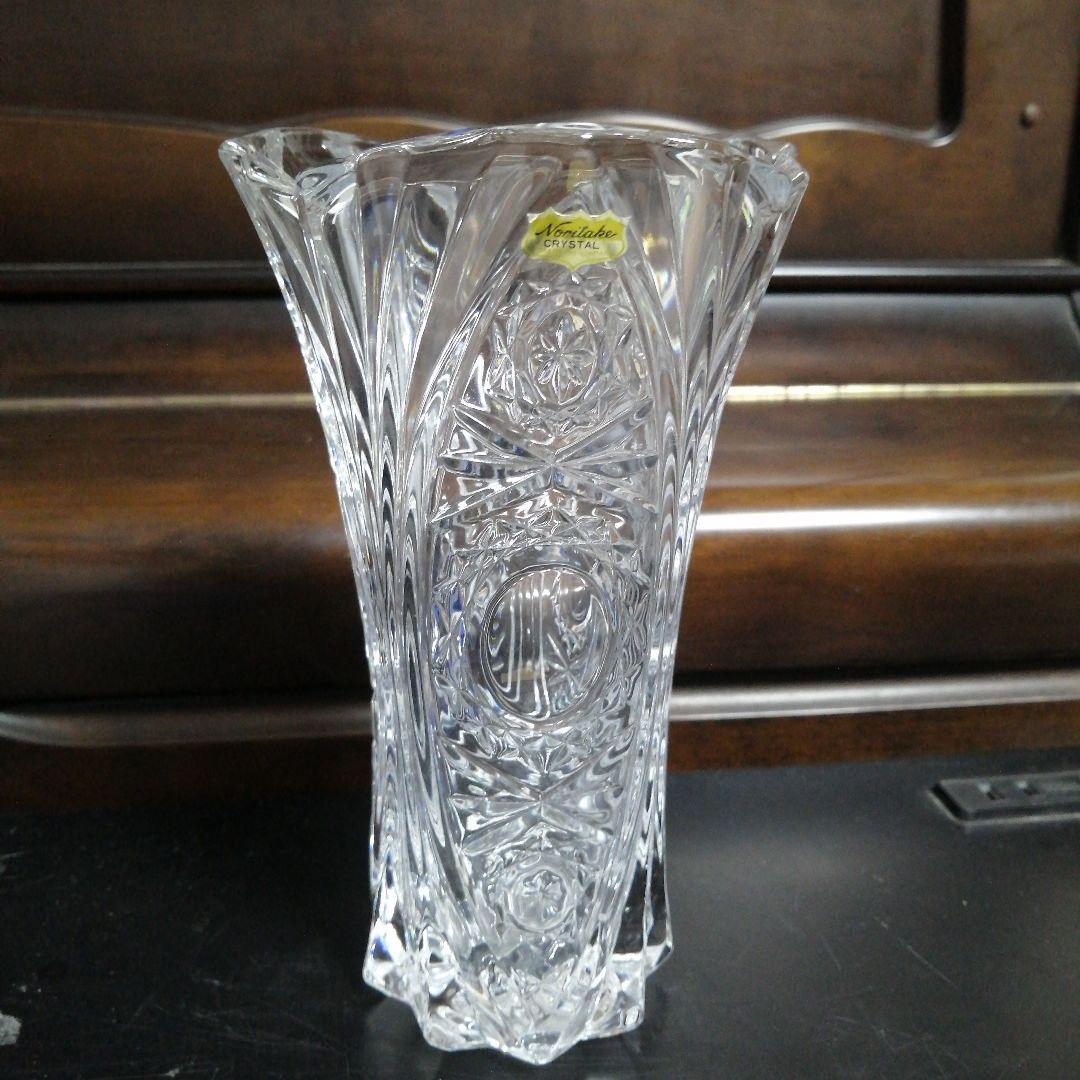 ノリタケ クリスタル花瓶 - メルカリ