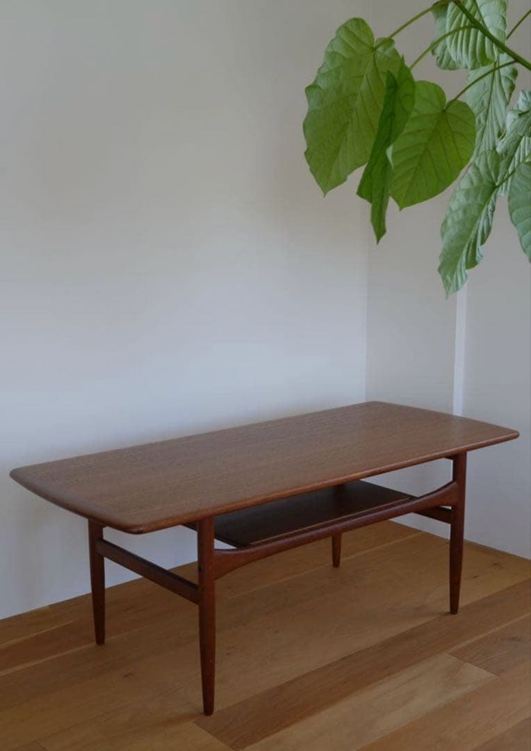 デンマーク　ビンテージ　チーク　コーヒーテーブル　北欧
