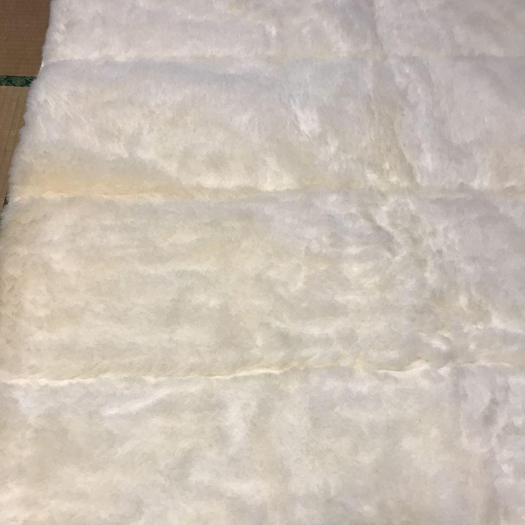 再値下　羊毛敷布団　シングルサイズ　コンパクトサイズ　三層構造敷布団マット　ラグ