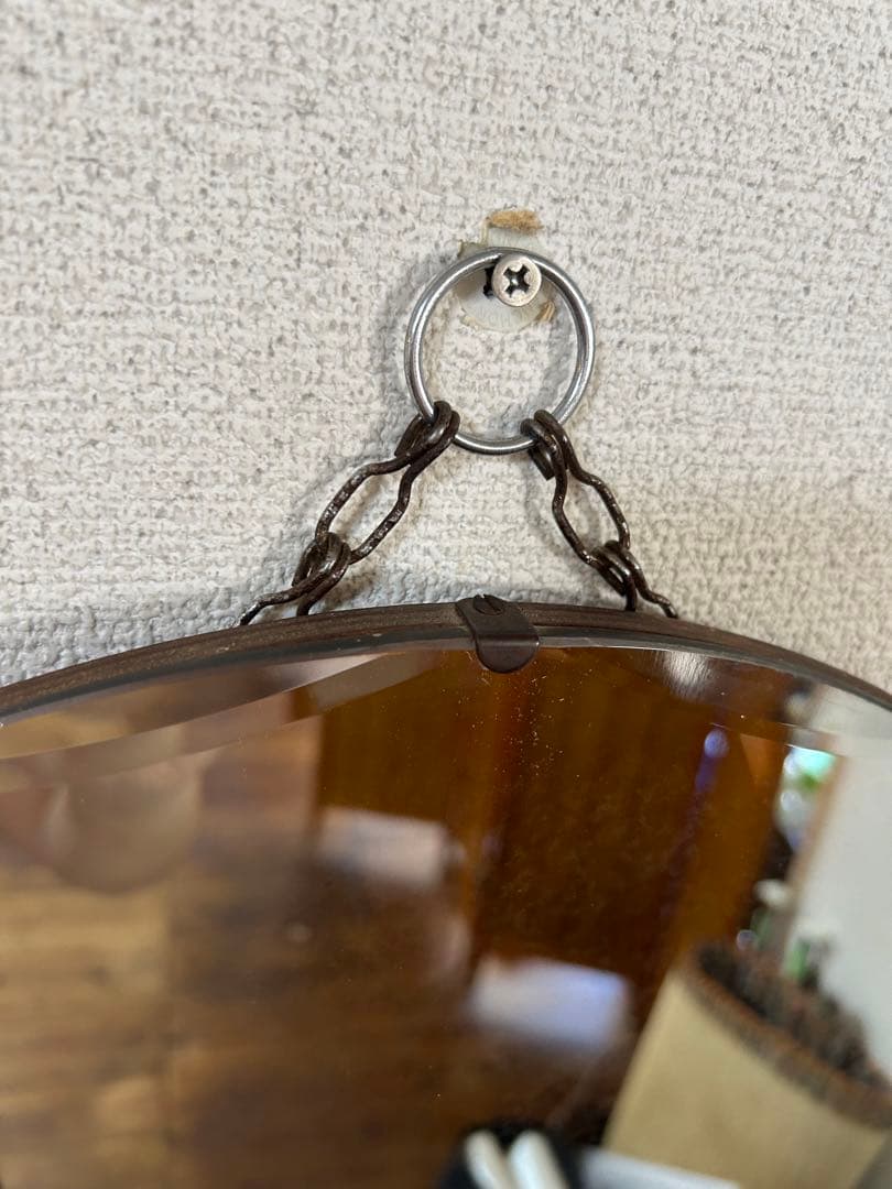 アンティーク　英国カッティングミラー