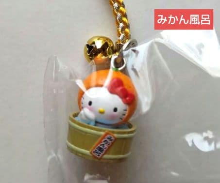 ご当地キティ 根付 温泉バージョン 風呂 卵 饅頭 5種類セット 新品 激