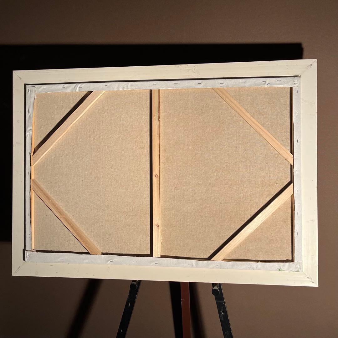 手書き油絵 山道（大）絵画 インテリア