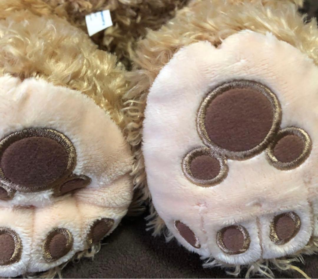 初期　ディズニー　ダッフィー 白タグ　ビーズ入り