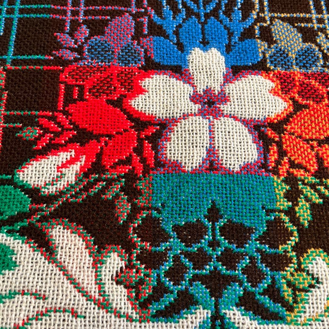 未使用レトロな厚手おしゃれなマルチカバー、200×250cm