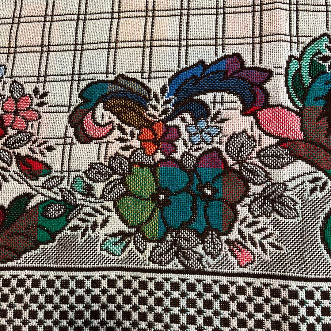 未使用レトロな厚手おしゃれなマルチカバー、200×250cm