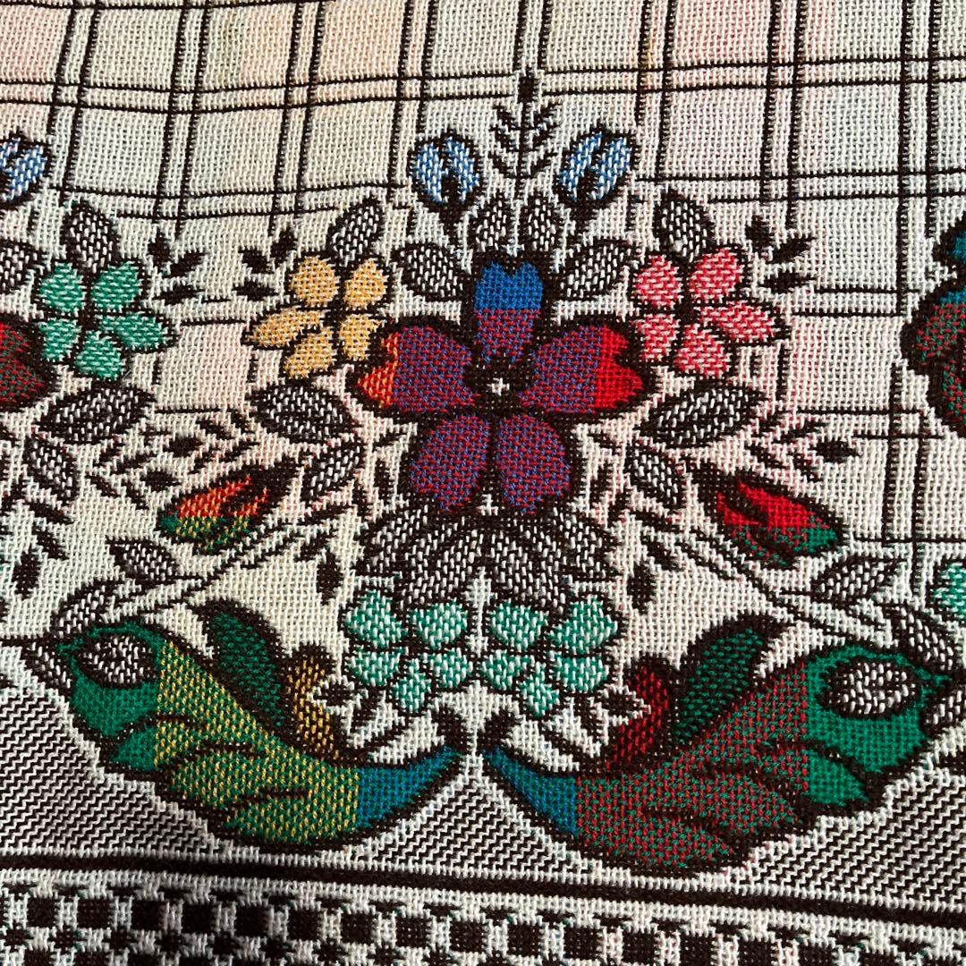 未使用レトロな厚手おしゃれなマルチカバー、200×250cm