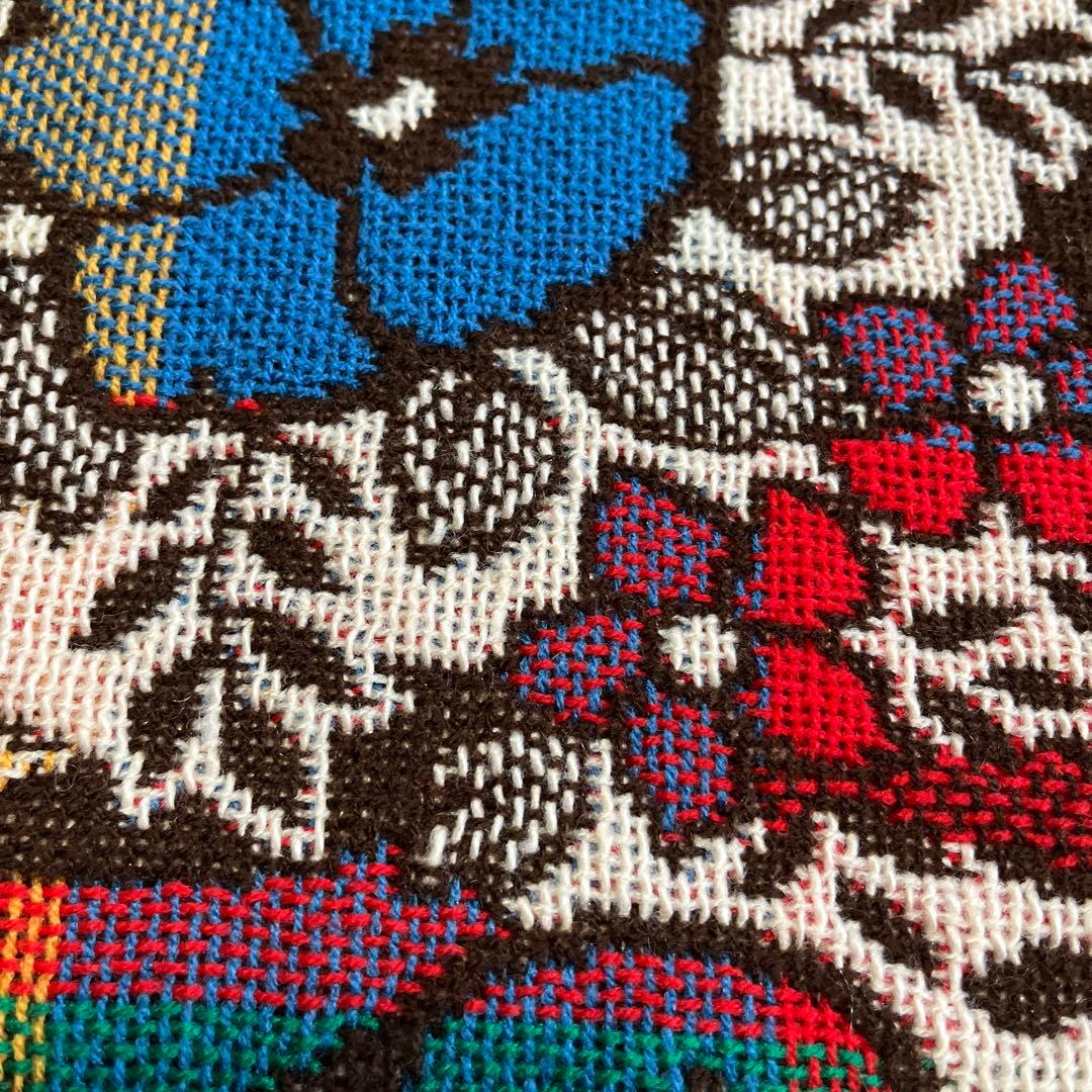 未使用レトロな厚手おしゃれなマルチカバー、200×250cm