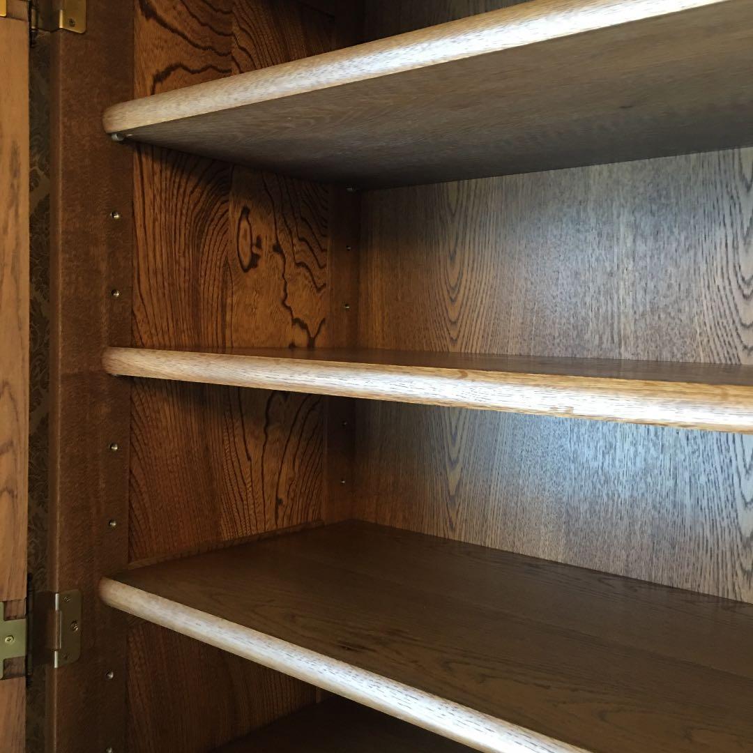 食器棚　オーク材　旭川 近藤工芸　無垢材