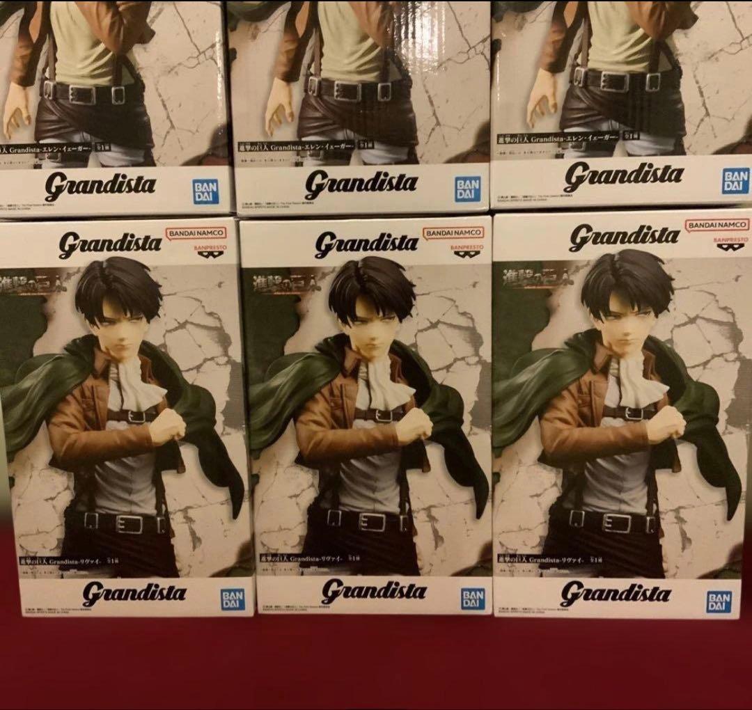進撃の巨人　Grandista リヴァイ　エレン　フィギュア 6体セット