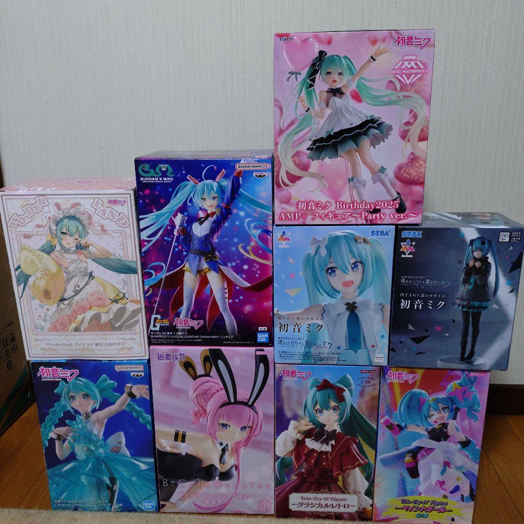 初音ミク フィギュア 9個 プロセカ ガンダム 巡音ルカ - メルカリ