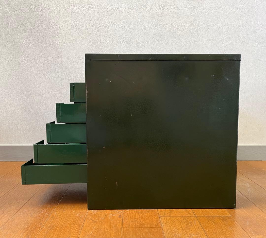 ヴィンテージ　WAKO スチールチェスト　シャッター　インダストリアル　工業系