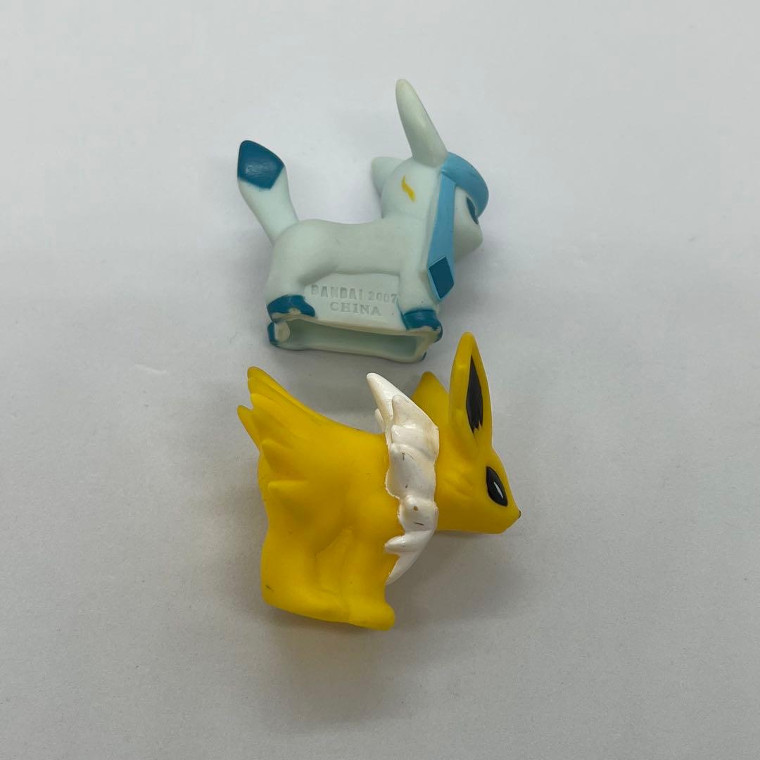 ポケモンキッズ グレイシア サンダース ソフビ 指人形 マスコット 当時