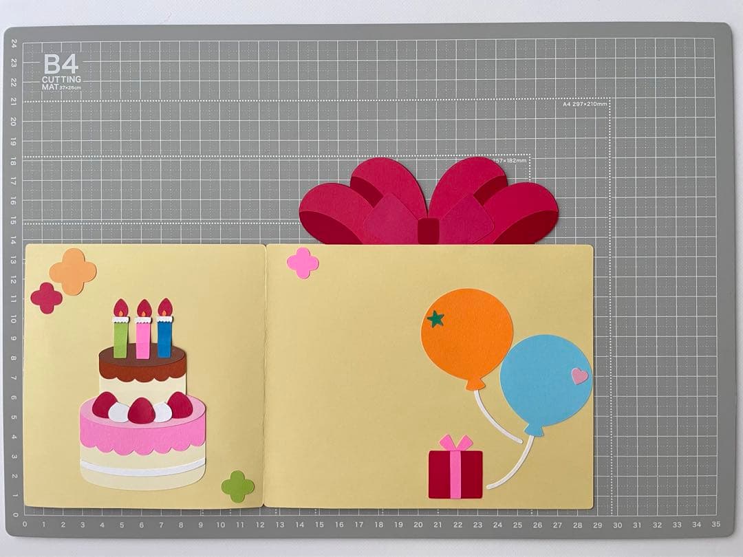 【受注生産】お誕生日カード 誕生カード 手作り バースデーカード