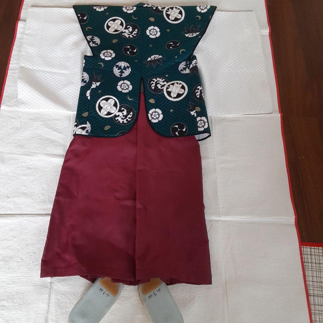 七五三　五歳　ジャパンスタイル陣羽織袴4点セット