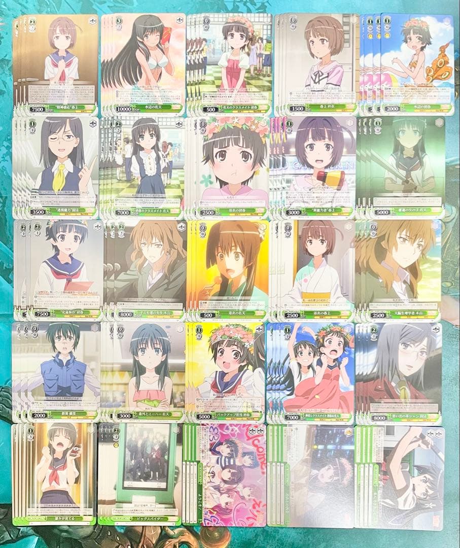 ヴァイス 禁書目録＆超電磁砲 ブースターパック3種 RR以下 4コン おまけ付き