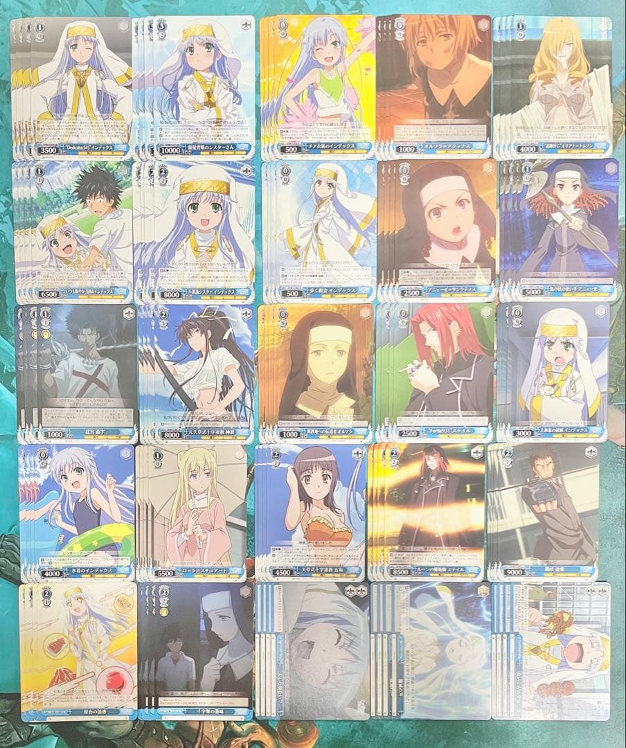 ヴァイス 禁書目録＆超電磁砲 ブースターパック3種 RR以下 4コン おまけ付き