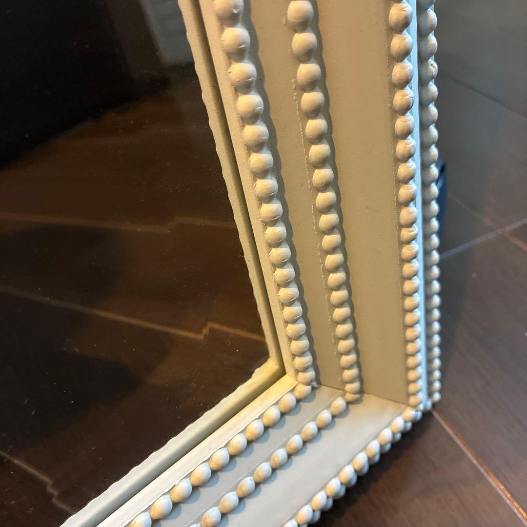 ZARA ウォールミラー 鏡 壁掛け ホワイト