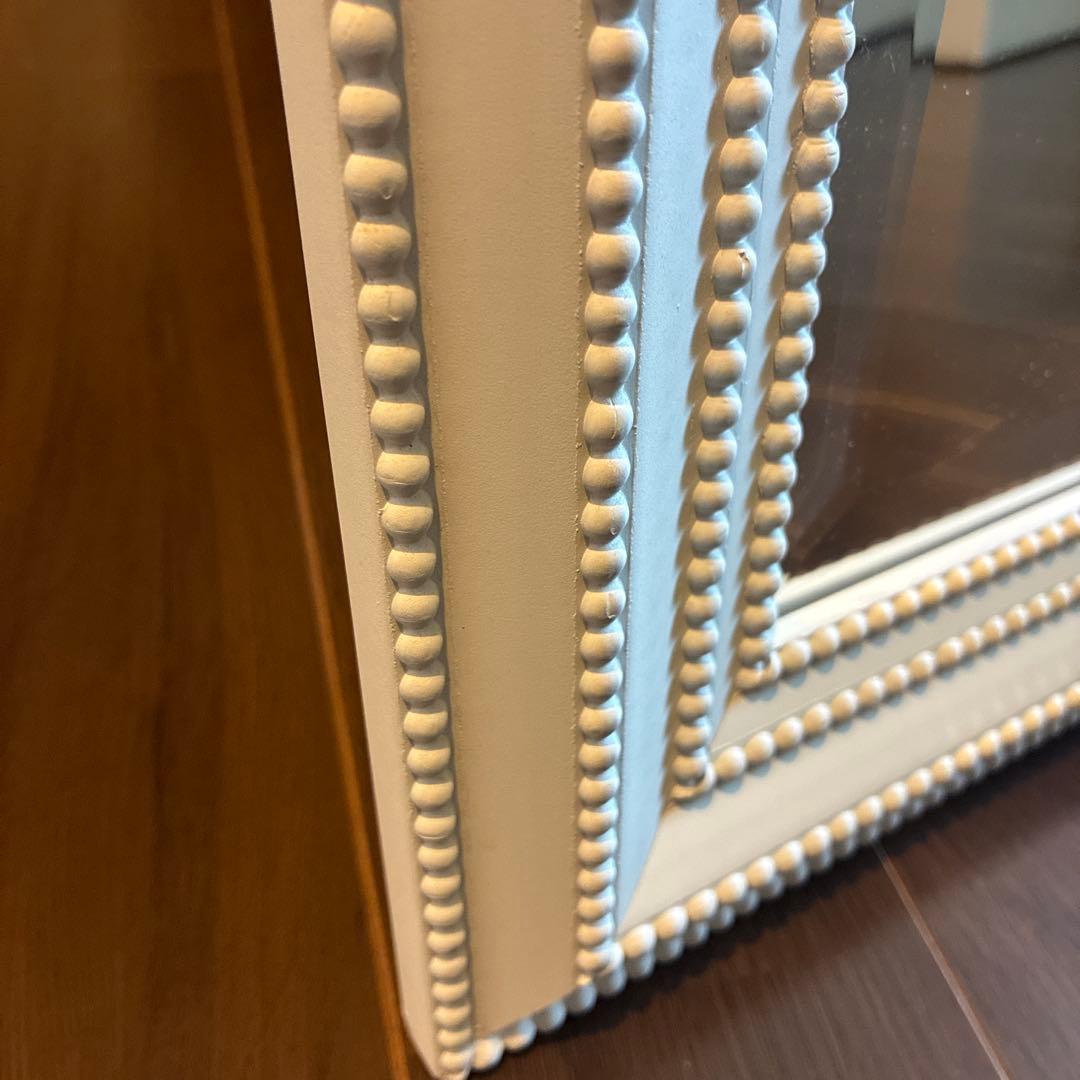 ZARA ウォールミラー 鏡 壁掛け ホワイト