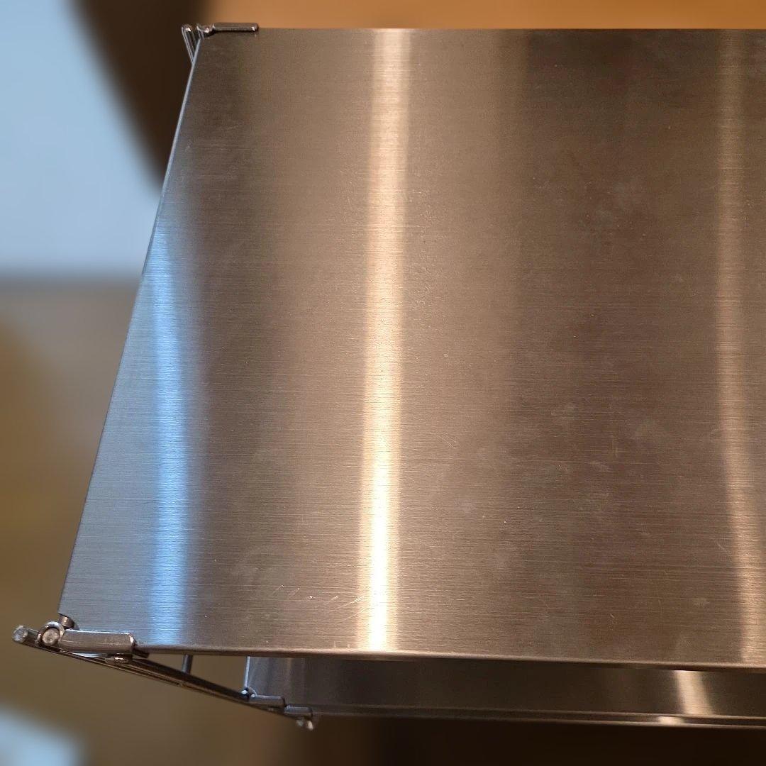 無印　ステンレスオープンシェルフ