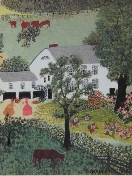 グランマ・モーゼス、ご褒美で買ったもの、希少画集画、額装付 - メルカリ