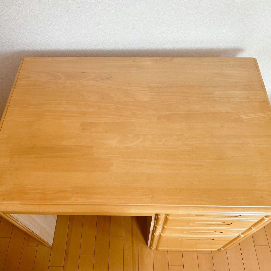 ナチュラルウッドデスク