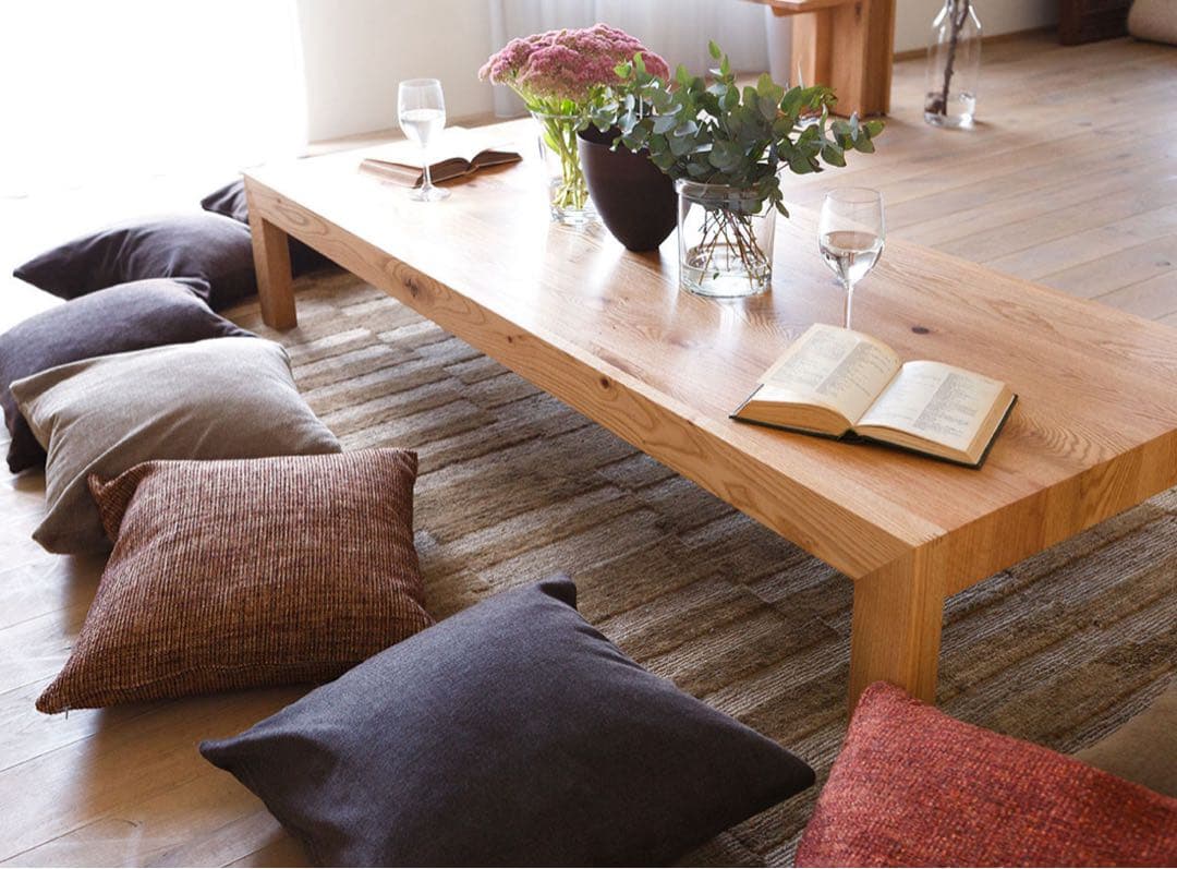 ヒラシマ　オーク　センターテーブル　美品✨