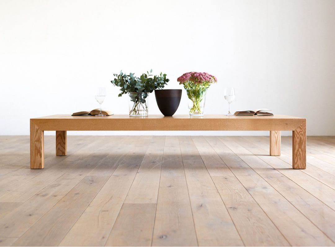 ヒラシマ　オーク　センターテーブル　美品✨