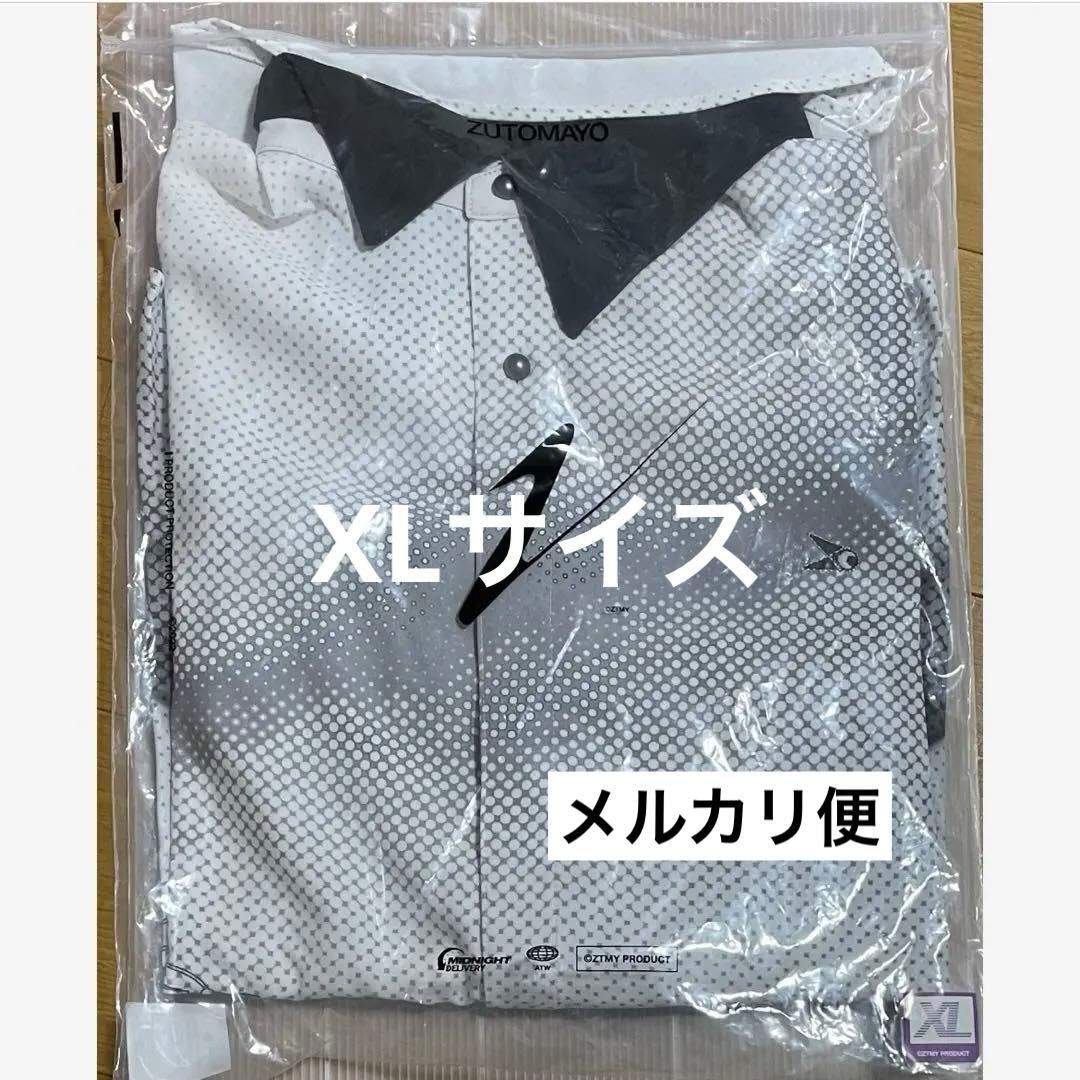 XL】ブラックホールシャツ 白 ずとまよ コズミックどろ団子ツアー