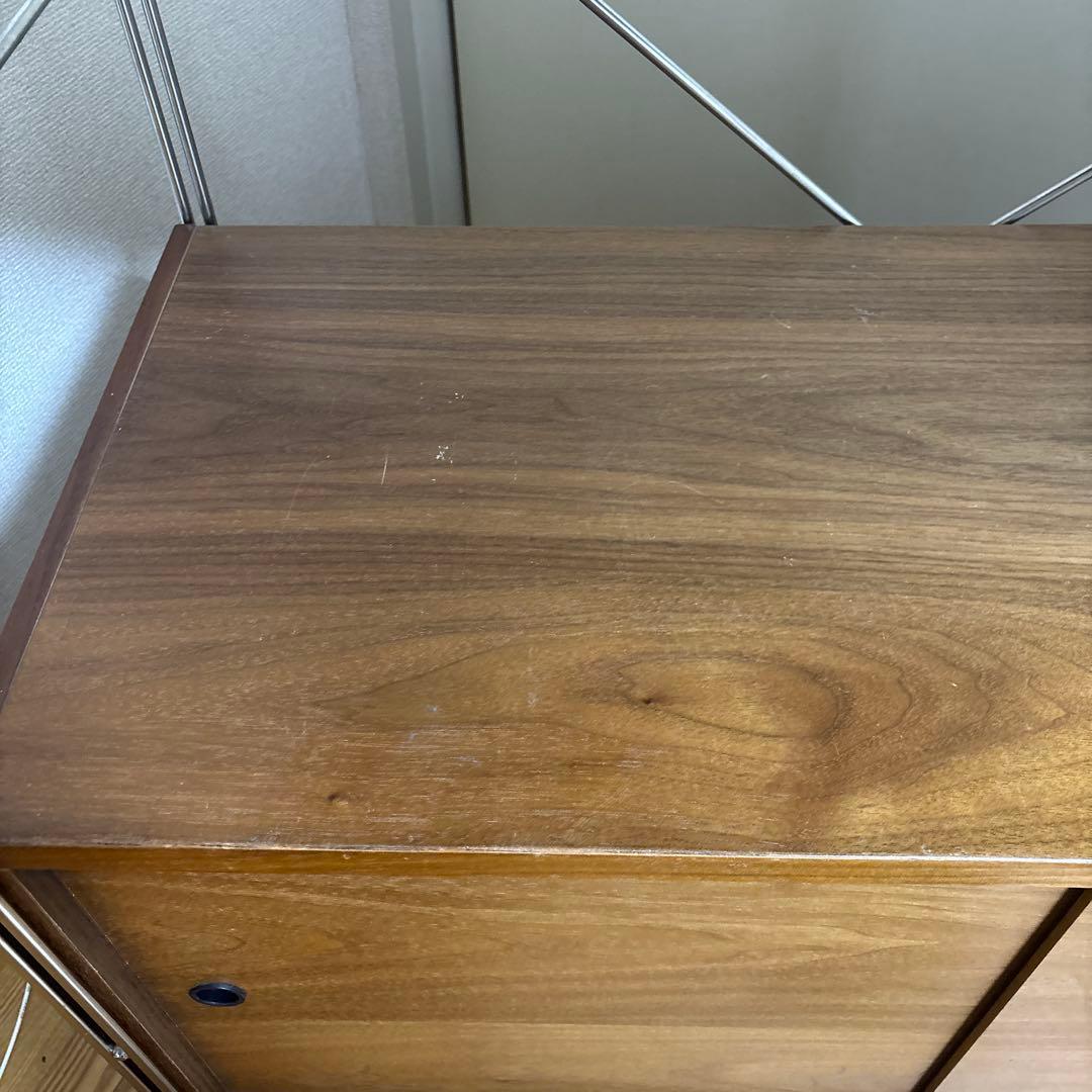 L*i様 無印良品 ステンレスユニットシェルフ ウォールナット棚 組立完成品