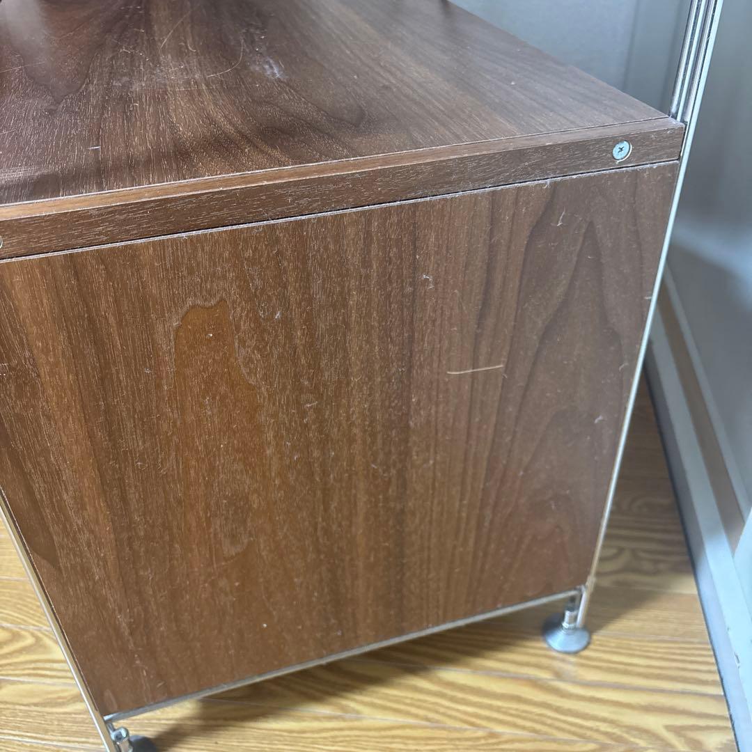 L*i様 無印良品 ステンレスユニットシェルフ ウォールナット棚 組立完成品