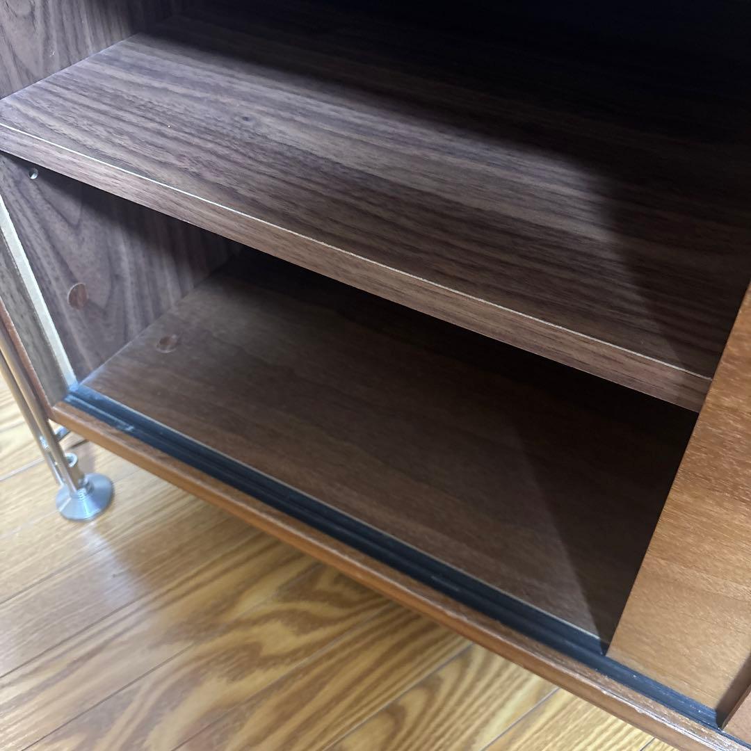 L*i様 無印良品 ステンレスユニットシェルフ ウォールナット棚 組立完成品