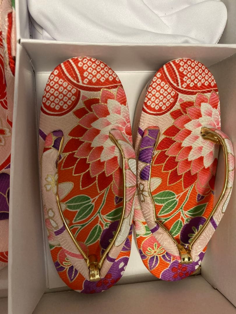 七五三 着物セット 赤 花柄　ピンク　3歳