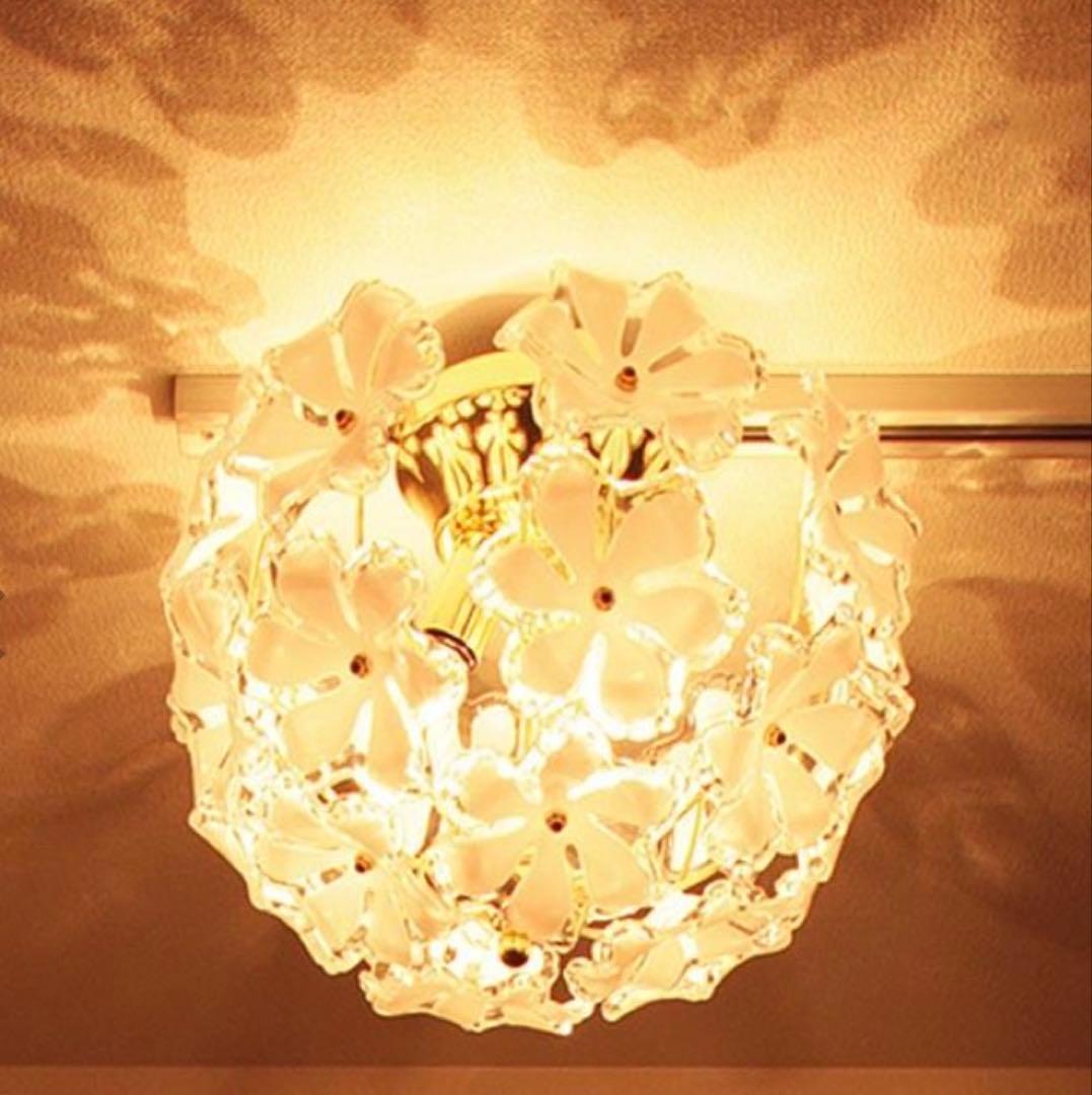 花のシャンデリア ブーケシーリング 3灯　GEM-6894 キシマ 照明