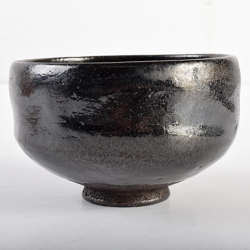 茶道具 楽吉左衛門 黒楽茶碗 時代箱付 M R8543 - メルカリ