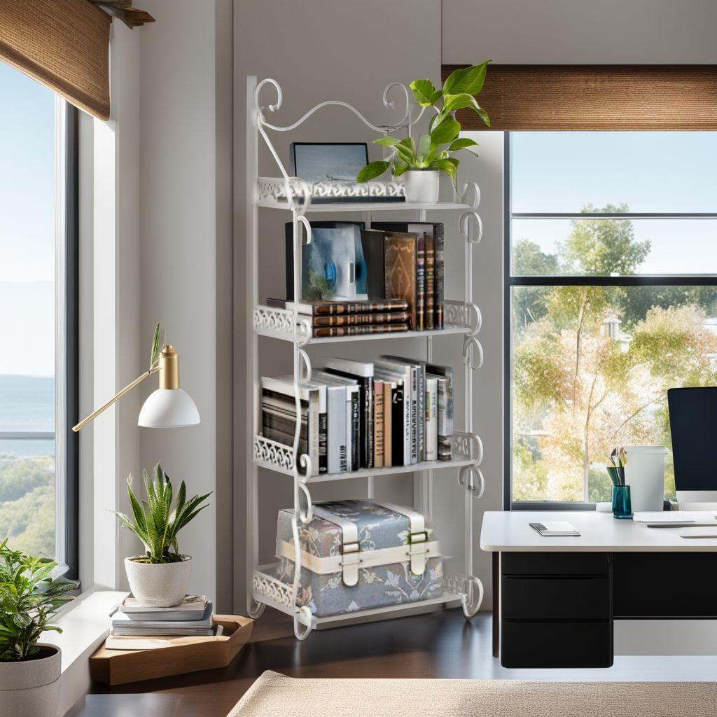 折り畳み式キッチンラック 4段